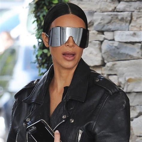 kim kardashian shield sunglasses